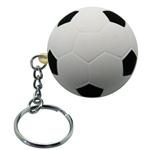 AP26256 Custom Imprinted Soccer Keyring Stress Reliever Squeezie